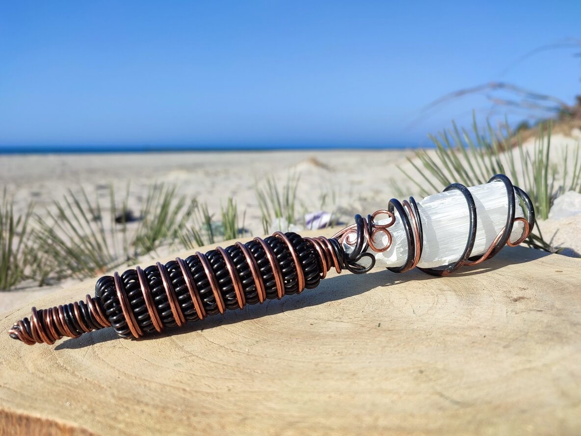 Selenite Bioenergetic Wand - Pulsation Pen - Image 2