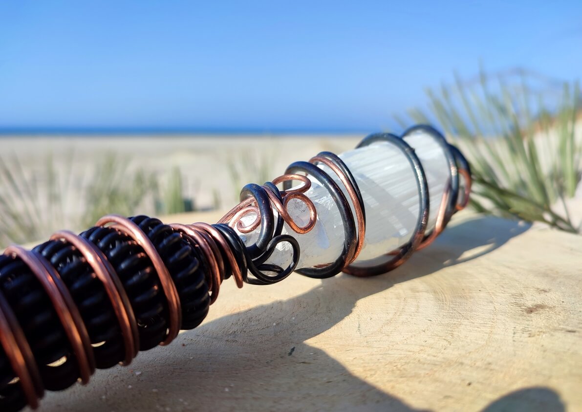 Selenite Bioenergetic Wand - Pulsation Pen