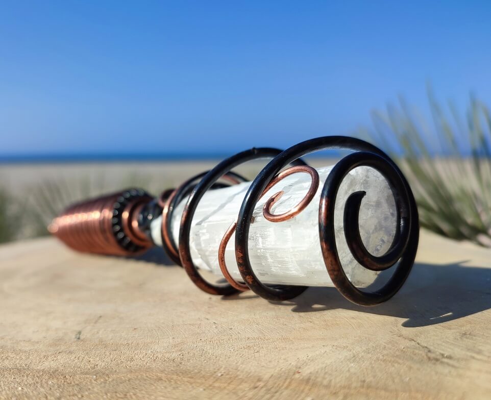 Selenite Bioenergetic Wand - Pulsation Pen - Image 4