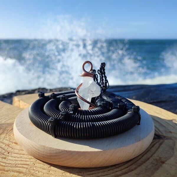 Bioenergetic Generator – Tesla Coil with Nano Copper, GANS & Crystals – EMF Protection and Healing